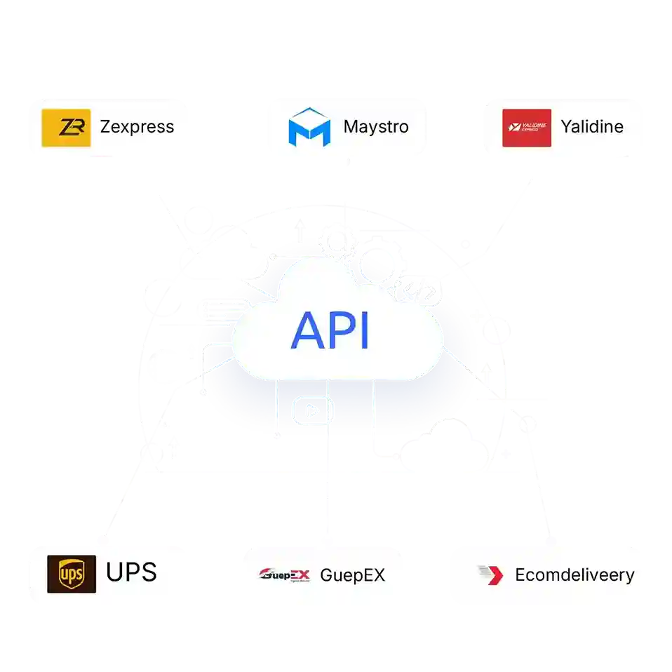 Intégrations API transporteurs